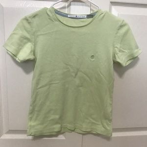 A lady’s tee size S in good condition